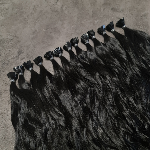 Preview: Bondings Natural Ends 45-50cm gewellt - Farbe 01 - OUTLET